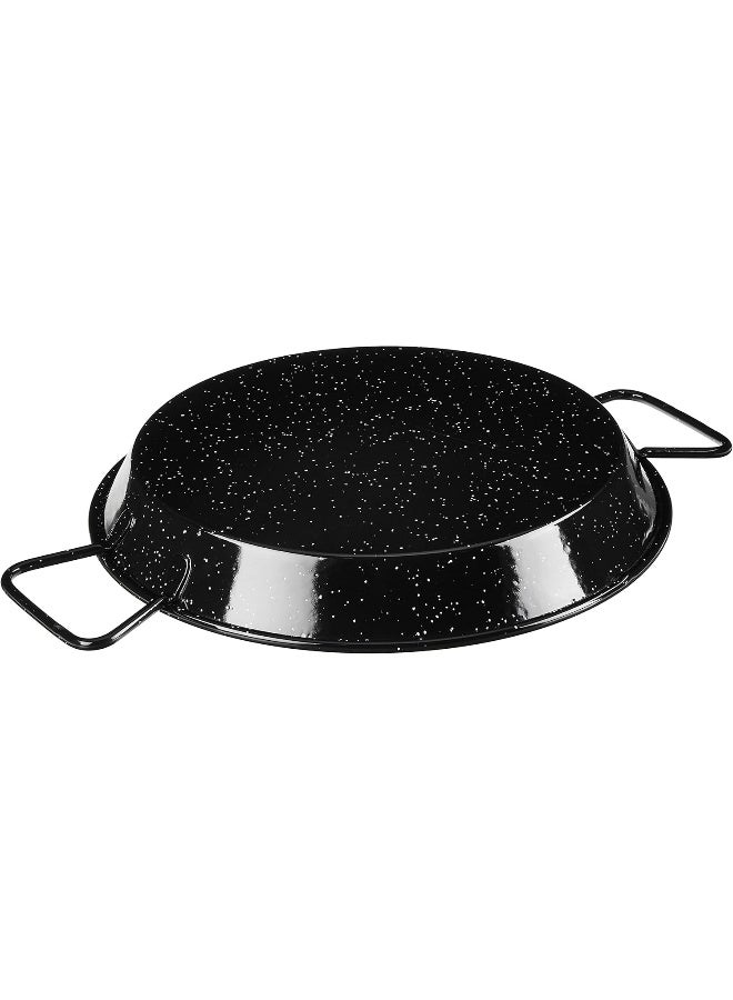 Garcima 12-Inch Enameled Steel Paella Pan - Black, 30 cm, Small - Image 4
